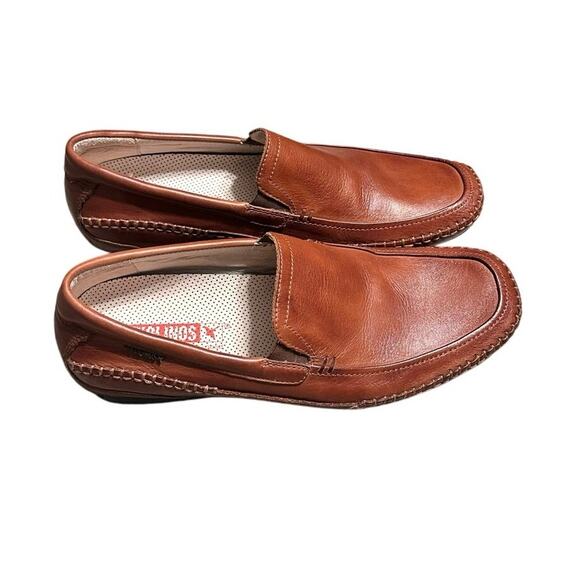 Pikolinos Men’s Leather Slip On Loafers Brown size 9-9.5 - Picture 1 of 9
